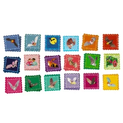 eeBoo Bat Little Square Matching Game Hot