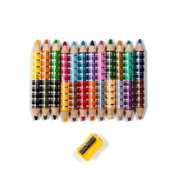 eeBoo Biggie Color Pencils: Shark Hot