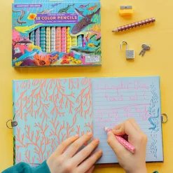 eeBoo Biggie Color Pencils: Shark Hot