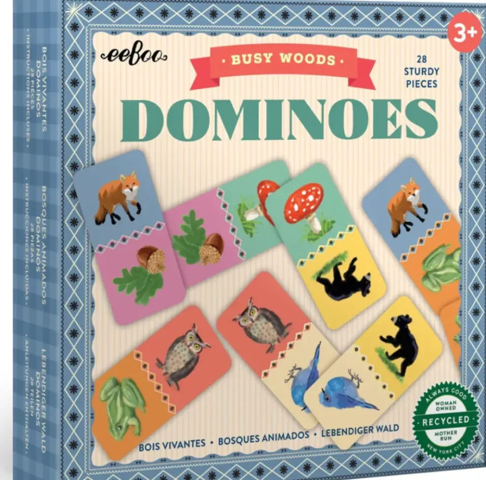 eeBoo Busy Woods Dominos New