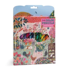 eeBoo Color Pencils 24 Piece English Cottage Clearance