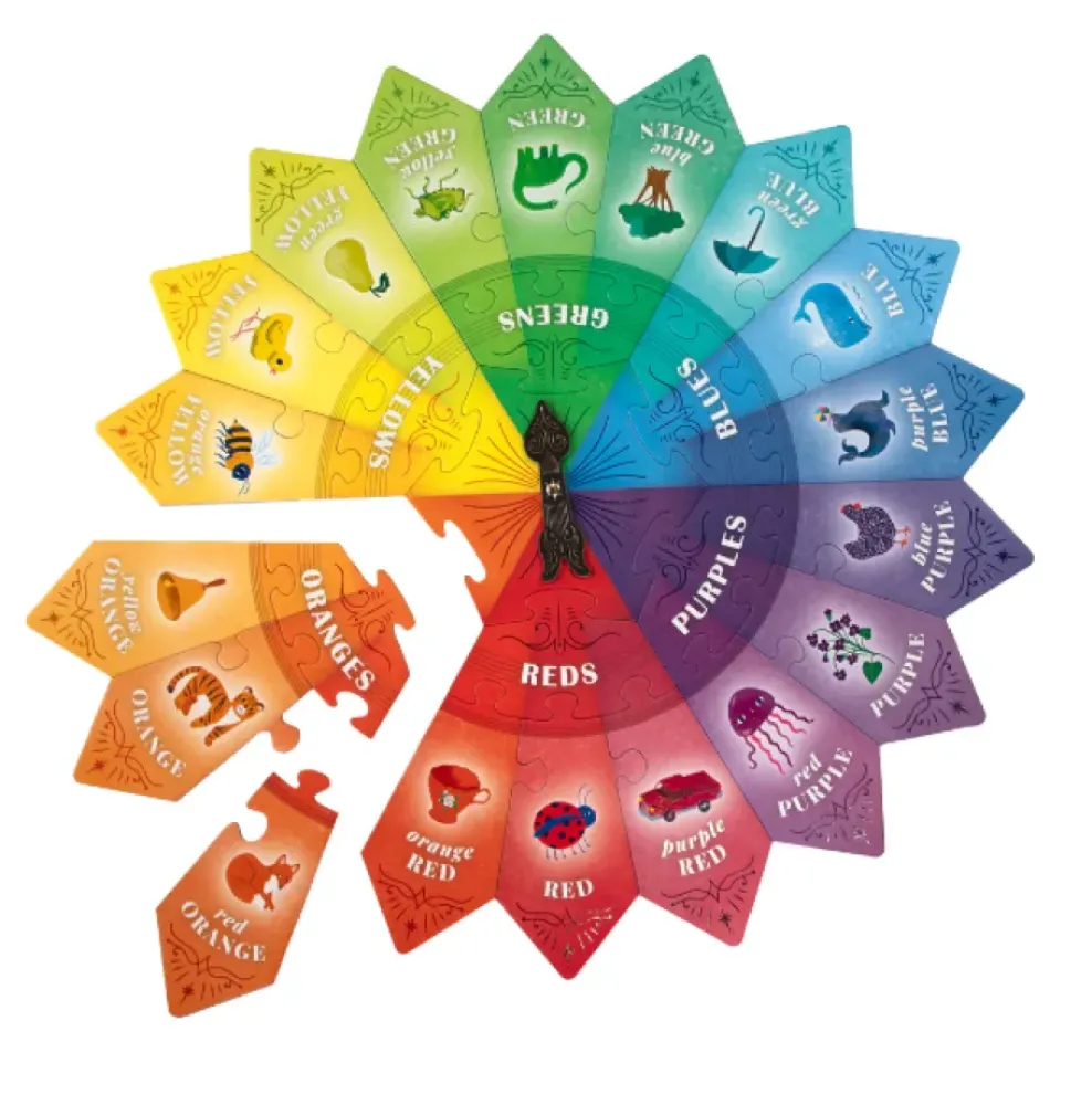 eeBoo Color Puzzle Spinner Game Discount