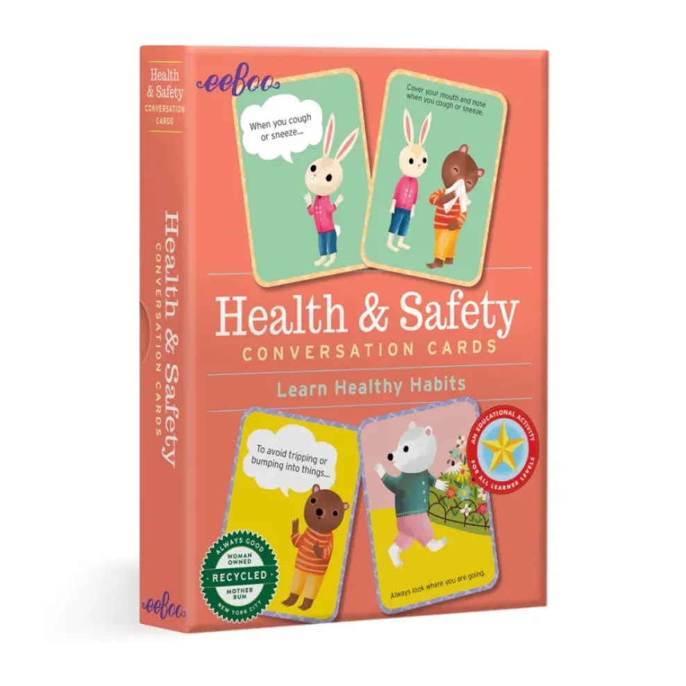eeBoo Conversation Cards- Health & Safety Hot