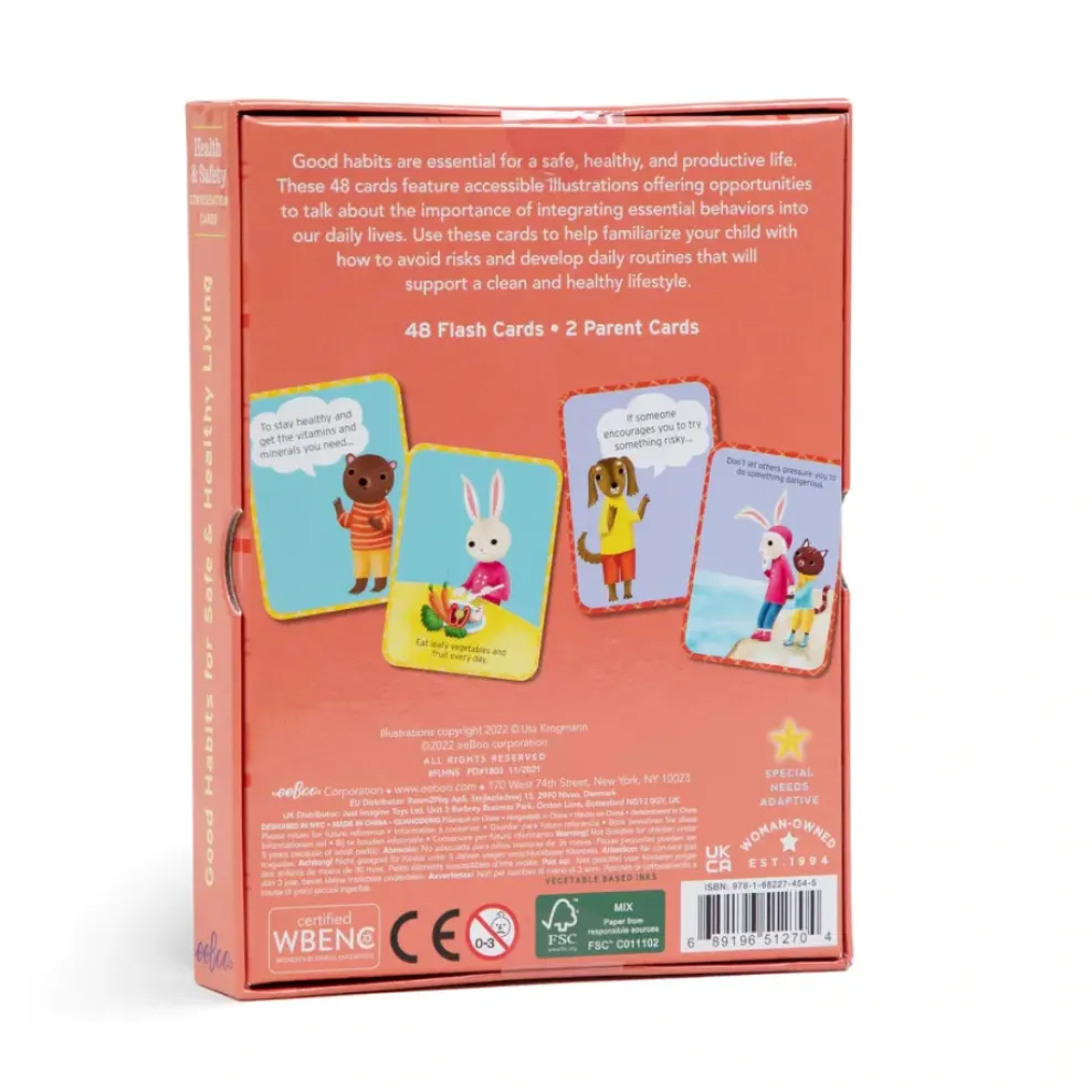 eeBoo Conversation Cards- Health & Safety Hot