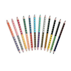eeBoo Double-Sided Color Pencils 12 Piece Life on Earth Online