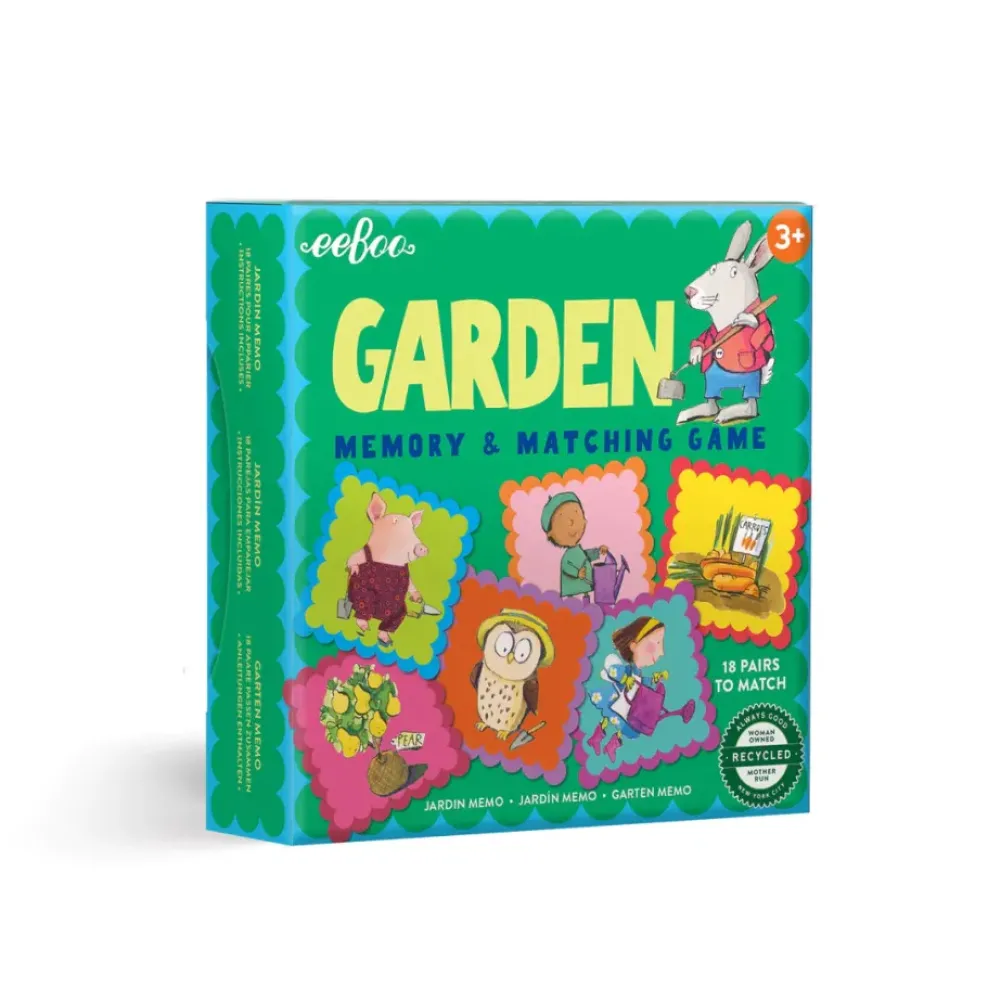 eeBoo Garden Little Square Memory Game Online