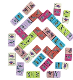 eeBoo Giant Shiny Dinosaur Dominoes 28 pieces Outlet