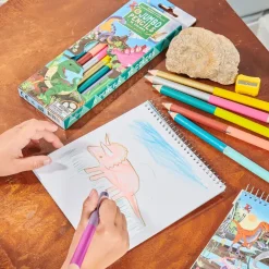 eeBoo Jumbo Double-Sided Color Pencils Dinosaurs Sale
