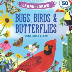eeBoo Learn to Draw Bugs, Birds & Butterflies Discount