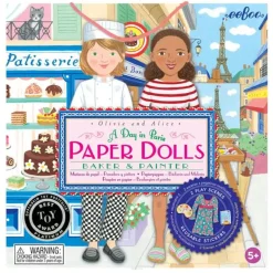 eeBoo Paper Dolls- Baker & Painter Fashion