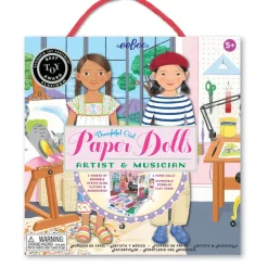 eeBoo Paper Dolls- Musician & Artist Fashion