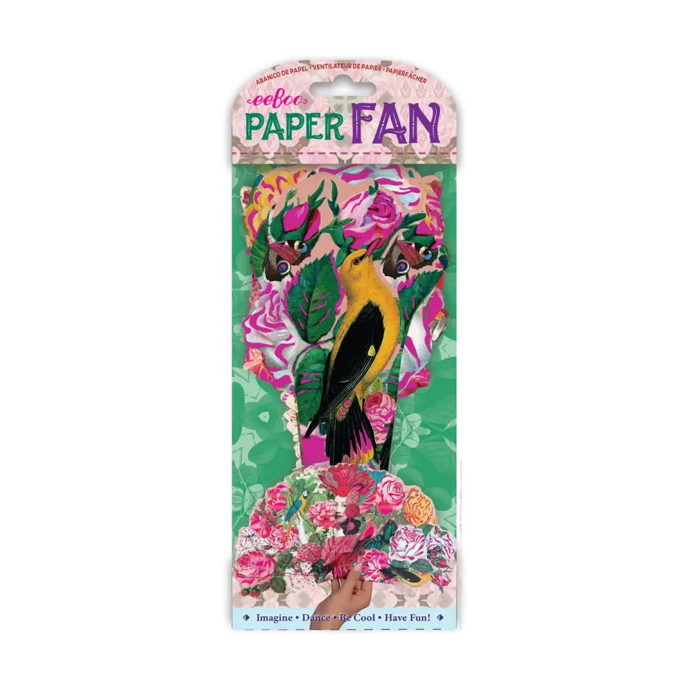 eeBoo Paper Fans: Sarah Online