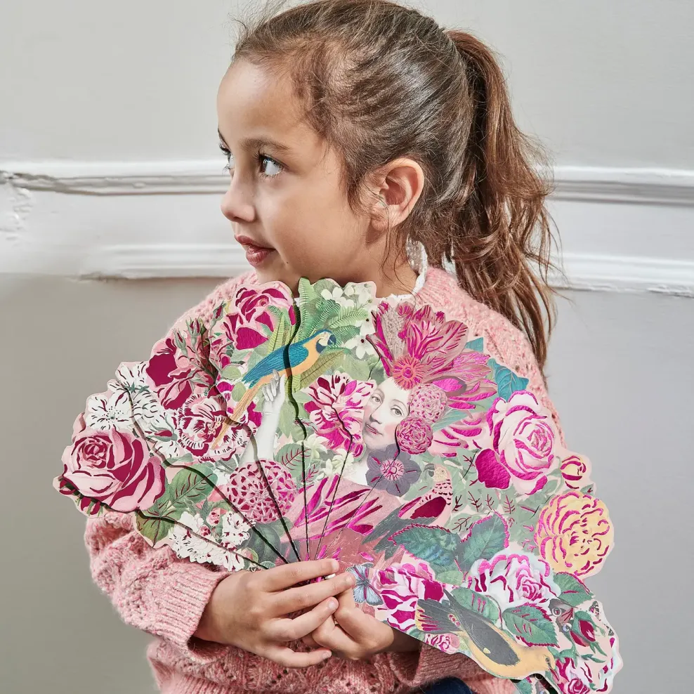 eeBoo Paper Fans: Sarah Online