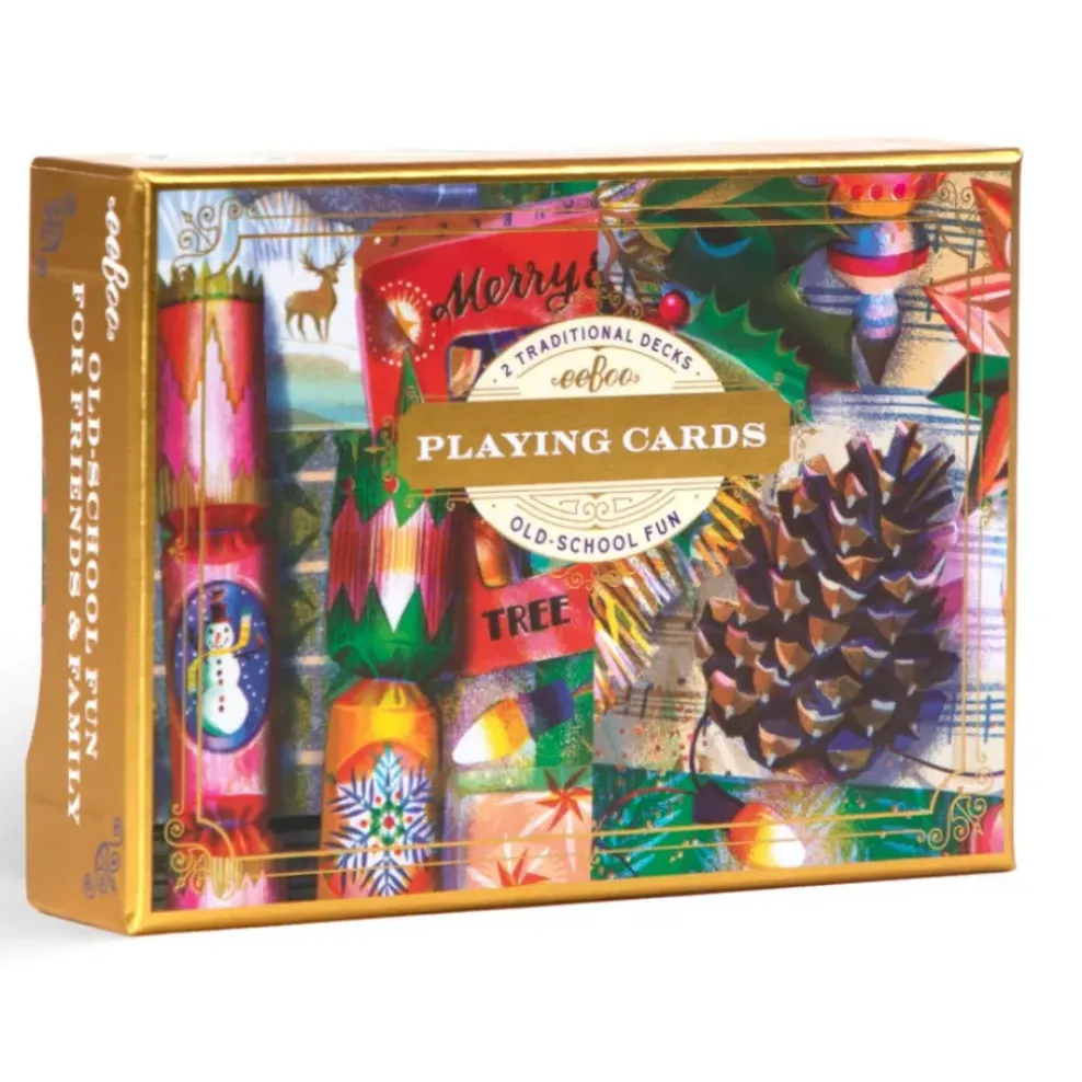 eeBoo Playing Cards: Christmas Decorations Outlet