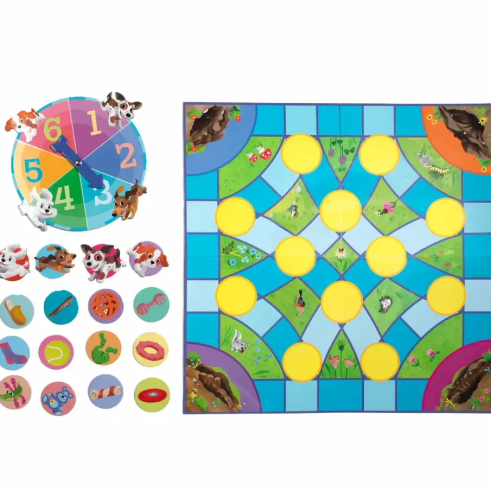 eeBoo Puppy Fuffle: A Basic Skills Board Game New