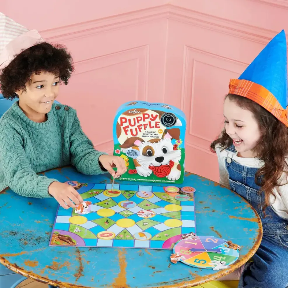 eeBoo Puppy Fuffle: A Basic Skills Board Game New
