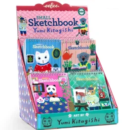 eeBoo Small Sketch Book Assortment: Yumi Hot