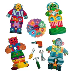 eeBoo Spin to Play - Build a Robot Hot