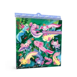 eeBoo Square Sketchbook: Axolotl Discount