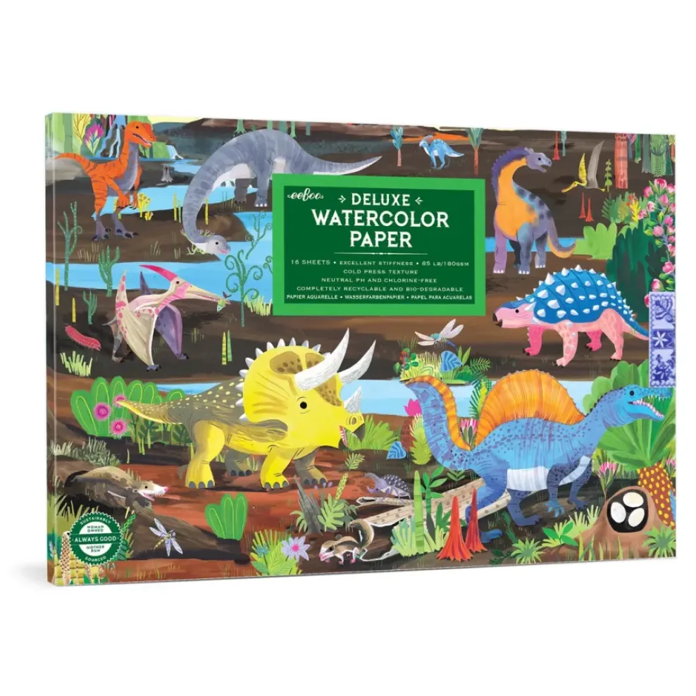 eeBoo Watercolor Pad: Dinosaur Sale