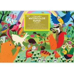 eeBoo Watercolor Pad: Woodland Rainbow Outlet