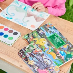 eeBoo Watercolors: Dinosaur Sale