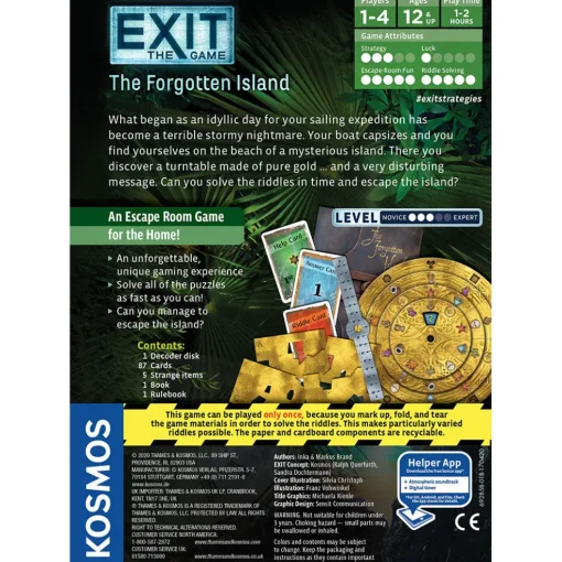 Thames Kosmos Exit the Game: The Forgotten Island Discount