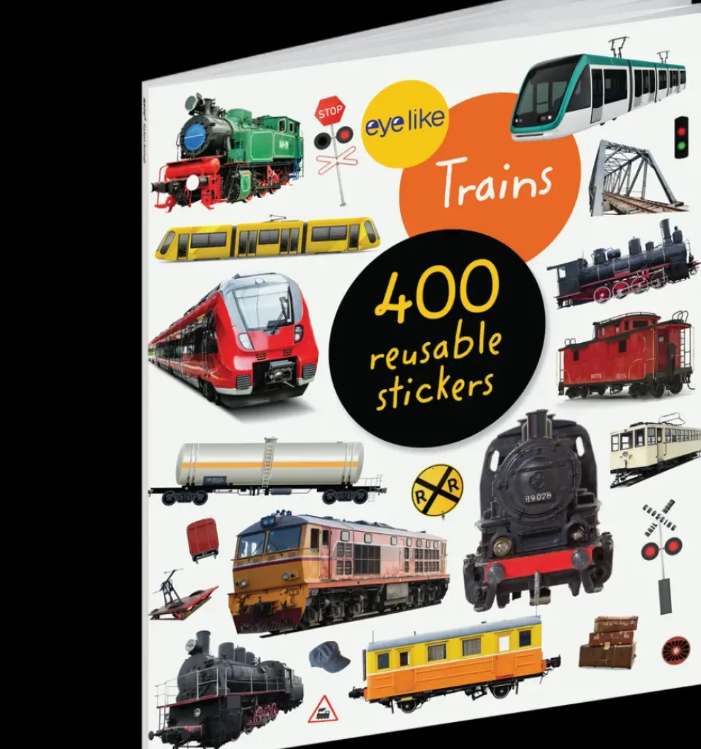 Hachette EyeLike Stickers: Trains Fashion