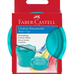 Faber-Castell Clic&Go® Collapsible Water Cup - Turquoise Best