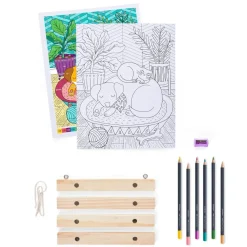 Faber-Castell Color by Number for Adults Wall Art: Pet Parents Hot