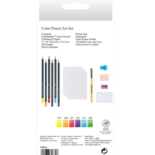 Faber-Castell Creative Studio Color Pencil Art Set Discount