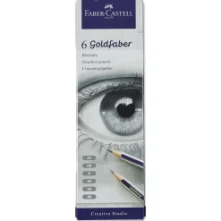 Faber-Castell Graphite Pencils Tin of 6 Discount