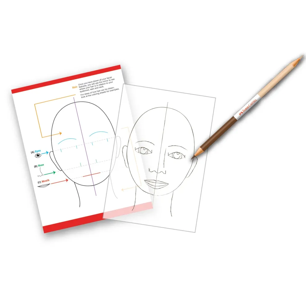 Faber-Castell World Colors How to Draw Faces New