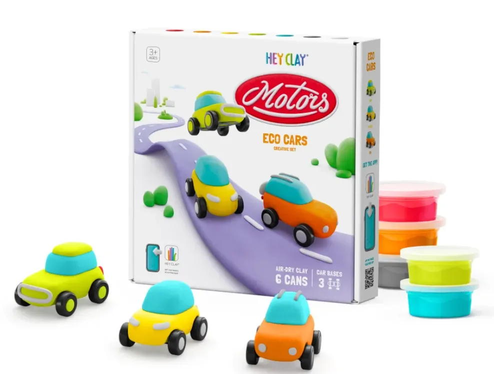 Fat Brain Toys ® Hey Clay - Eco Cars Clearance