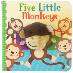 Cottage Door Press Finger Puppet Book: Five Little Monkeys New