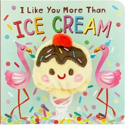 Cottage Door Press Finger Puppet Book: I Like You More Than Ice Cream New