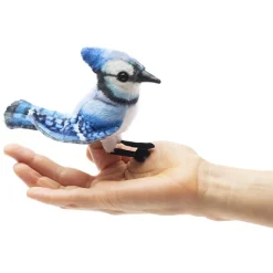 Folkmanis ® Finger Puppet: Mini Blue Jay Discount
