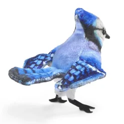 Folkmanis ® Finger Puppet: Mini Blue Jay Discount