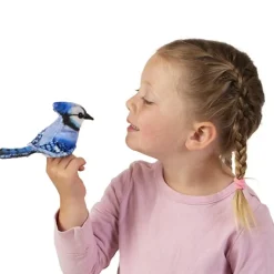 Folkmanis ® Finger Puppet: Mini Blue Jay Discount