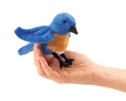Folkmanis ® Finger Puppet: Mini Bluebird Fashion
