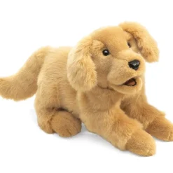Folkmanis ® Hand Puppet: Golden Retriever Puppy Clearance