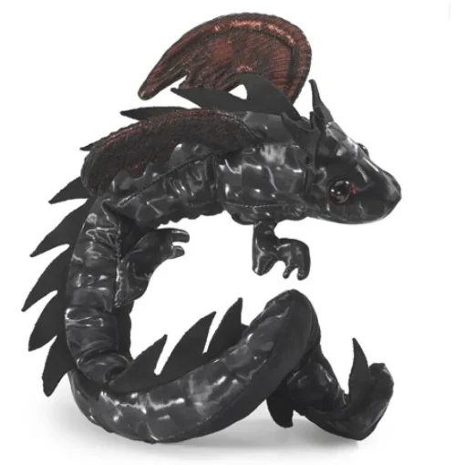 Folkmanis ® Wristlet Finger Puppet: Midnight Dragon Sale