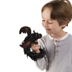 Folkmanis ® Wristlet Finger Puppet: Midnight Dragon Sale