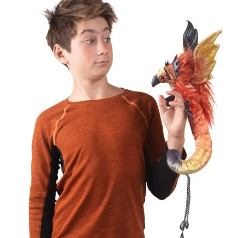 Folkmanis ® Wristlet Finger Puppet: Phoenix Discount