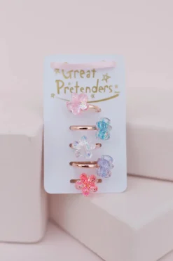Creative Education of Canada Inc Great Pretenders Boutique Rings: Shimmer Flower Fashion