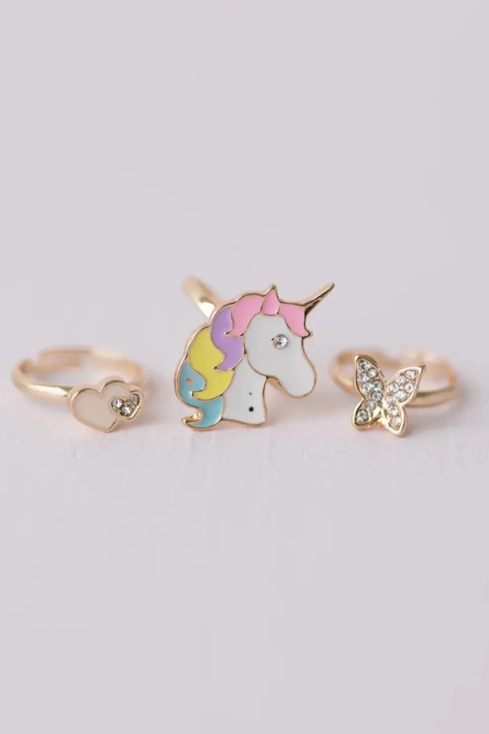 Creative Education of Canada Inc Great Pretenders Boutique Ring Set: Butterfly & Unicorn Online