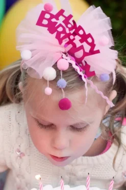 Creative Education of Canada Inc Great Pretenders Headband: Happy Birthday Puff Hot
