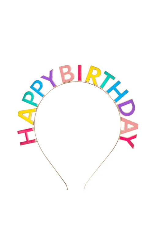 Creative Education of Canada Inc Great Pretenders Headband: Happy Birthday Rainbow Clearance