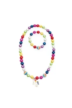 Creative Education of Canada Inc Great Pretenders Necklace & Bracelet Set: Gumball Rainbow Fashion