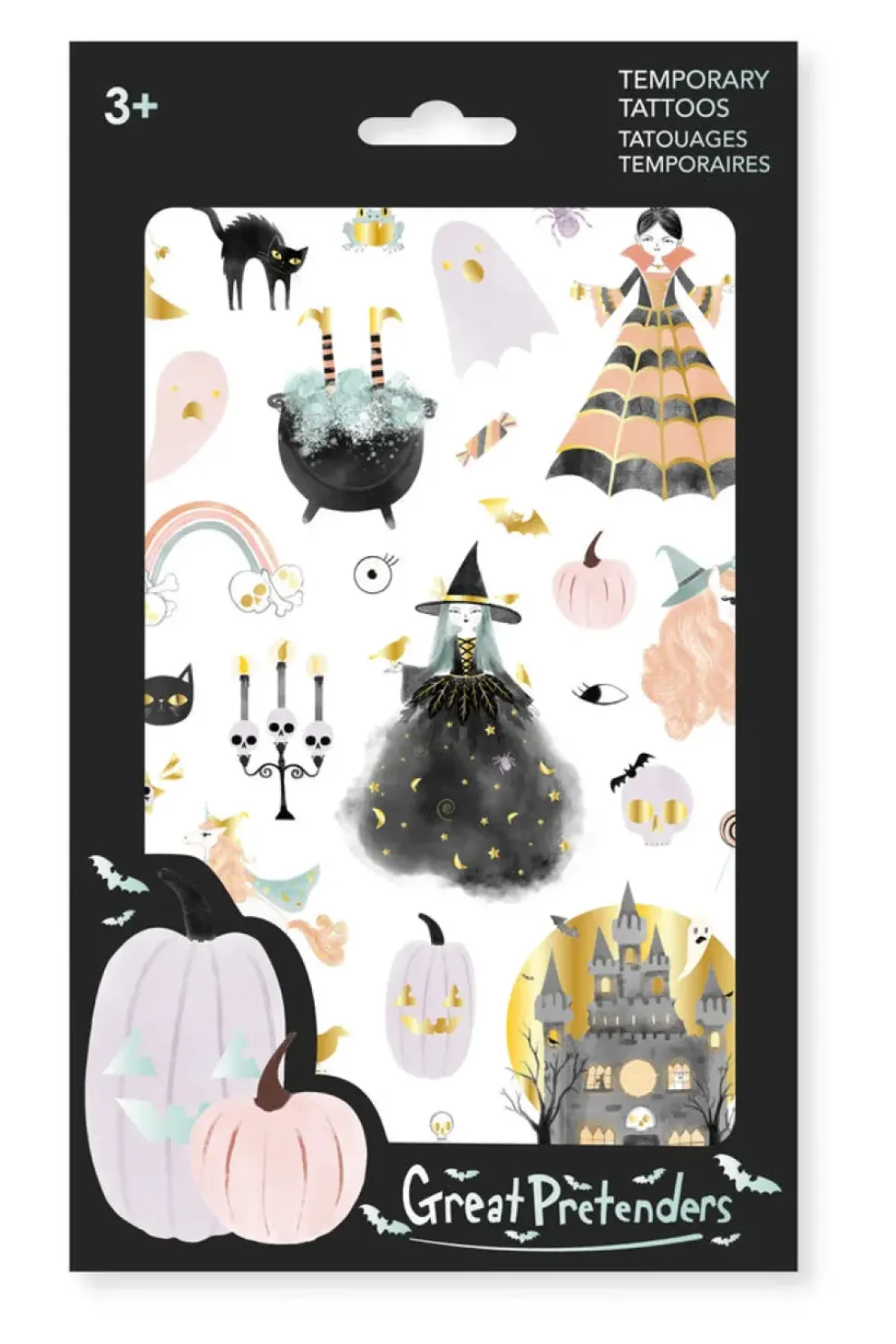 Creative Education of Canada Inc Great Pretenders Raven Witch Tattoos Outlet